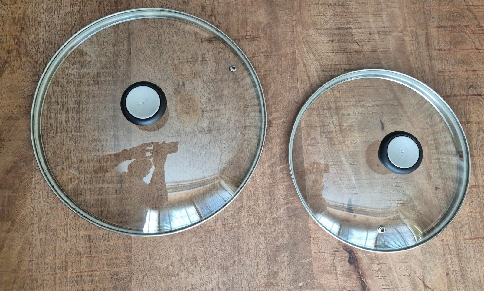 Tefal Glazen Deksels 30 & 24 Hittebestendig, Ophalen, Koekenpan, Tefal, Glas