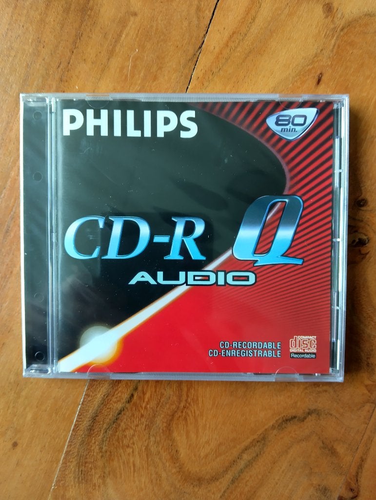 PHILIPS CD-R Q 80 Min.* Geschikt Voor Audio CD Recorders NOS, Ophalen of Verzenden, Nieuw, Cd, Diverse (Philips, Sony, Fujifilm, Traxdata, Memorex, ARO, EMTEC)