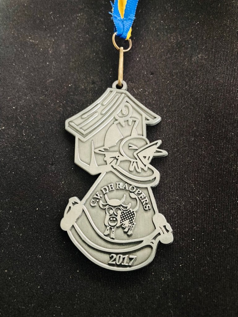 Carnaval onderscheiding CV de Raopers Lieshout 2017, Ophalen of Verzenden, Overige materialen, Nederland