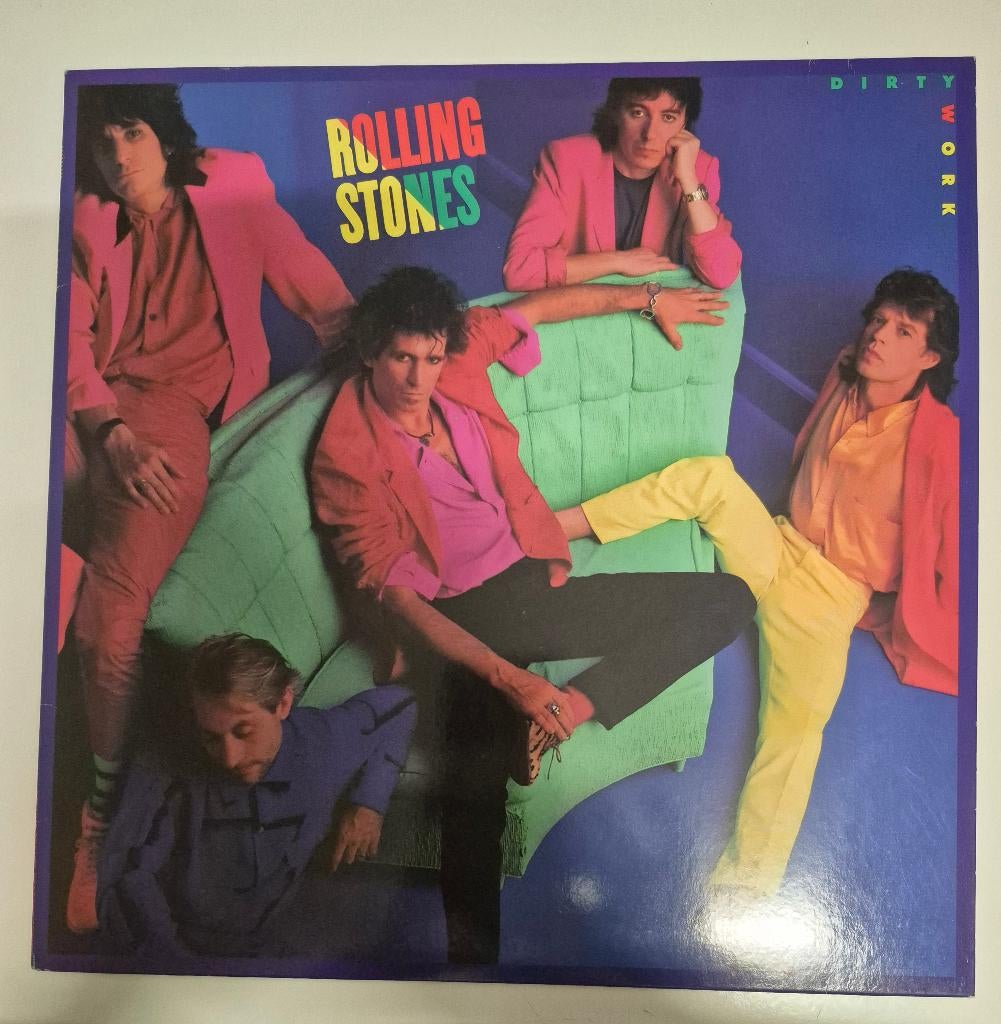 The Rolling Stones. Dirty work. Japanse persing., Inclusief binnenhoes, Ophalen of Verzenden, Zo goed als nieuw, 12 inch