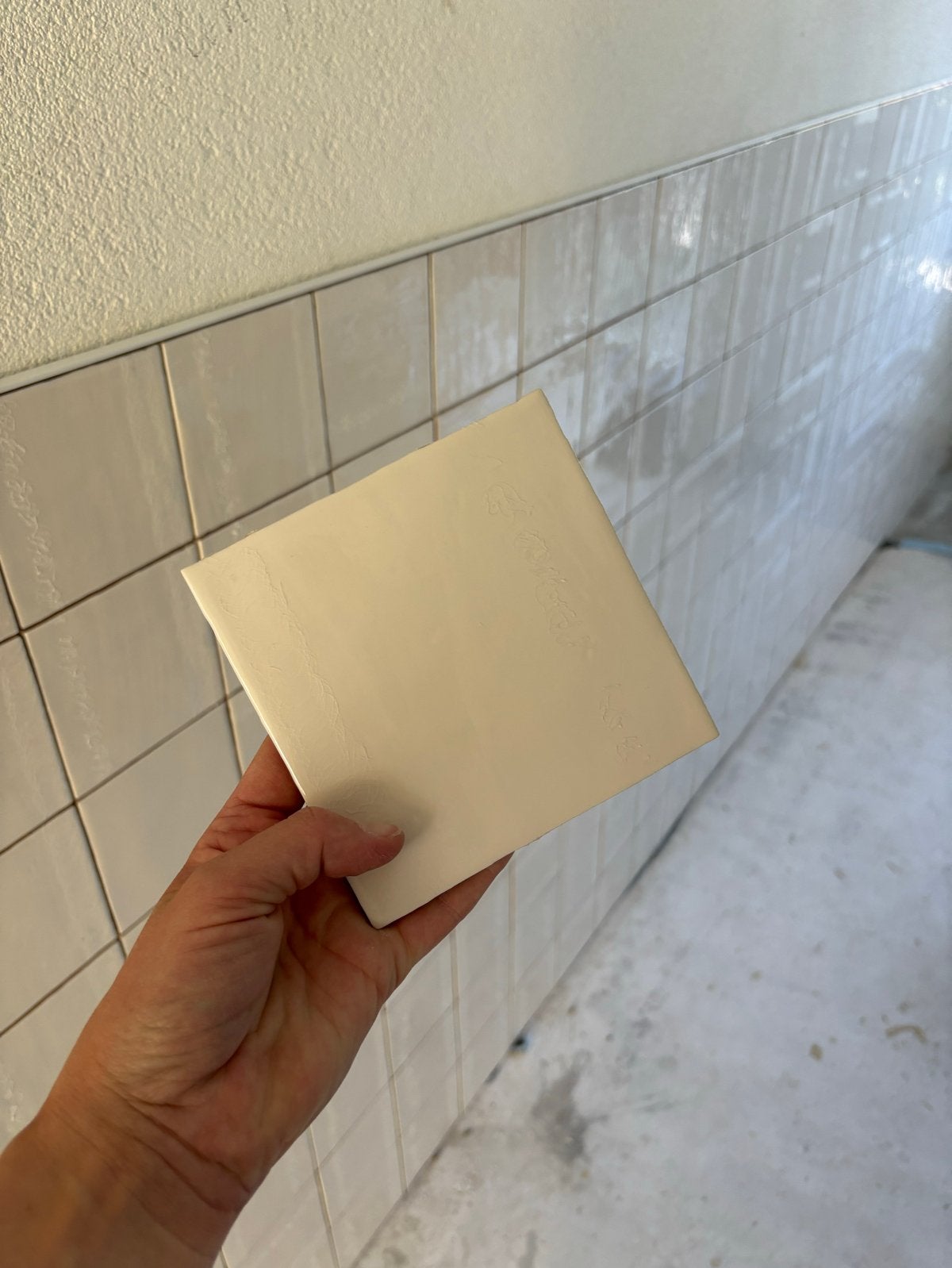 Wandtegel Friese Witjes Hollandse Eitjes Handvorm 13x13 Ivor, Doe-het-zelf en Verbouw, Tegels, Ophalen, Nieuw, Minder dan 20 cm