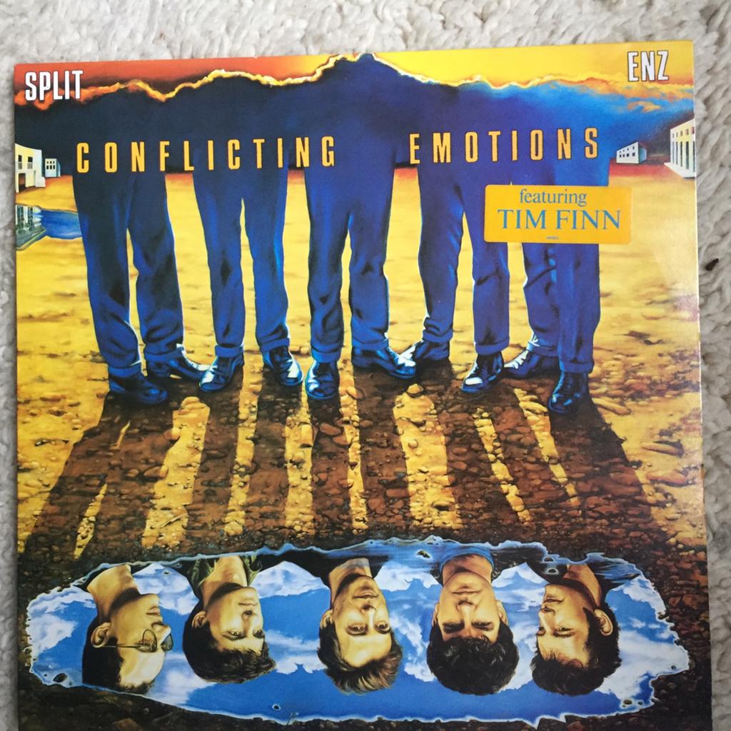 Lp / split enz / confilcting emotions, Ophalen of Verzenden, Zo goed als nieuw, 12 inch