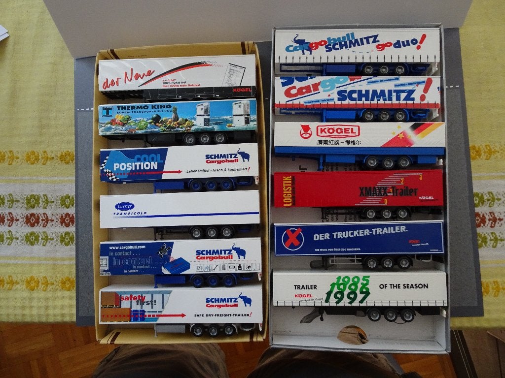 896 awm schmitz kogel carrier opleggers 1:87 truck no herpa, Hobby en Vrije tijd, Modelauto's | 1:87, Ophalen of Verzenden, Nieuw