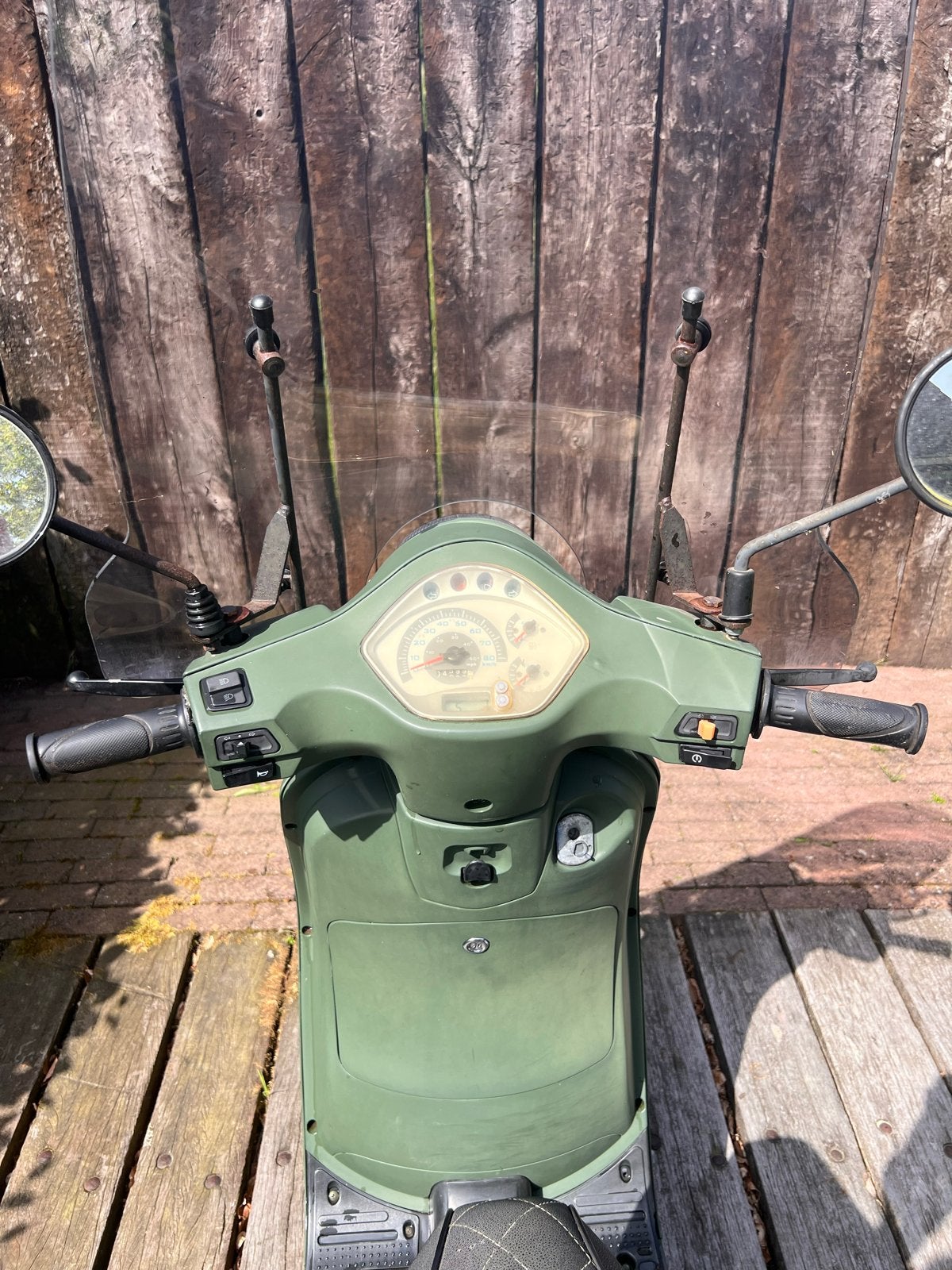 Groene Thurbo RL-50 met windscherm - Goede staat, Fietsen en Brommers, Ophalen, Gebruikt, Benzine, Overige merken