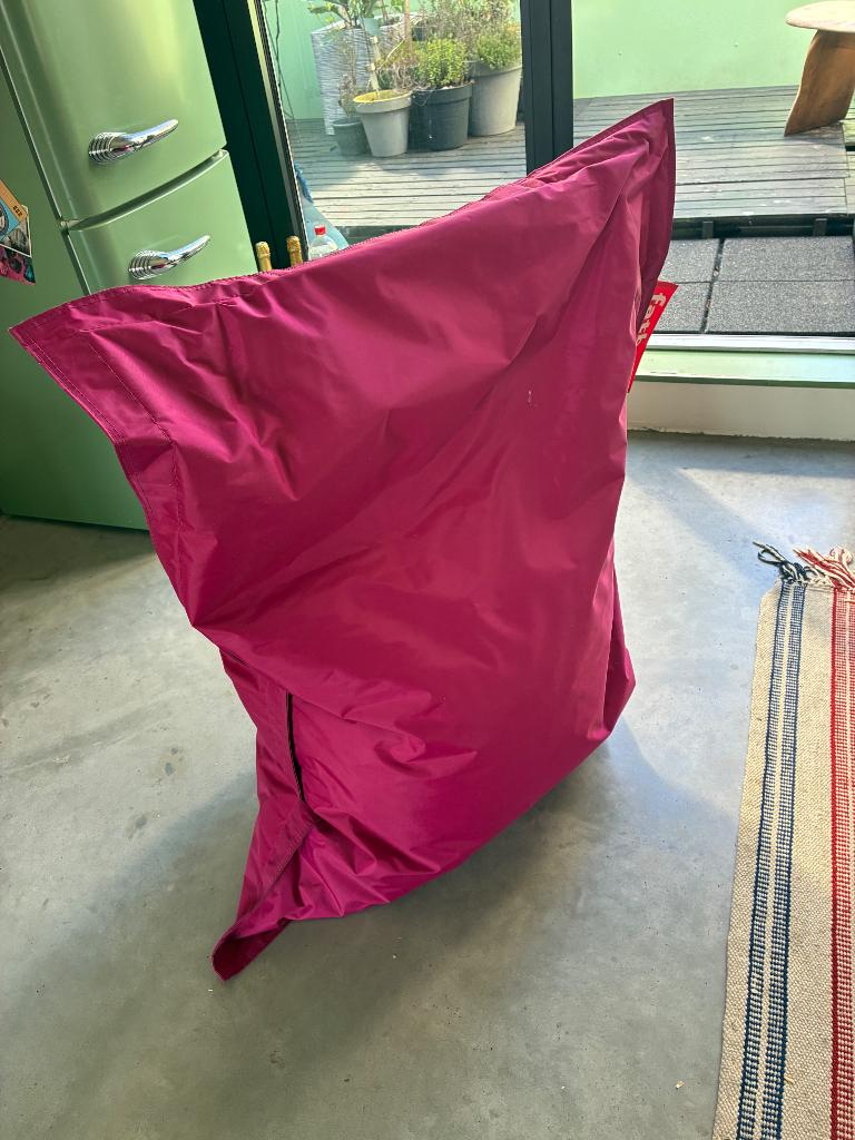 Zitzak Fatboy magenta, Ophalen, Gebruikt