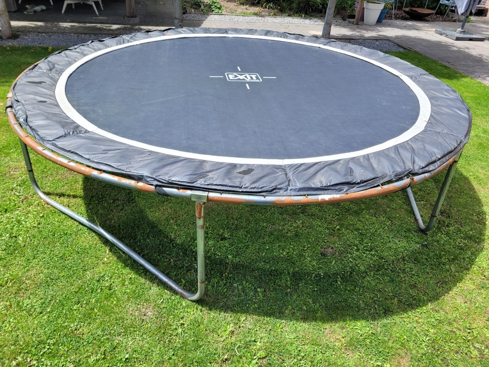 EXIT Toys Trampoline - Rond, Gebruikt, Ophalen, Gebruikt
