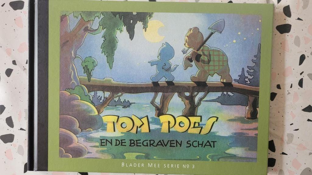 M.Toonder:Tom Poes en de begraven schat/in het Lunapark, Eén stripboek, Ophalen of Verzenden, Gelezen