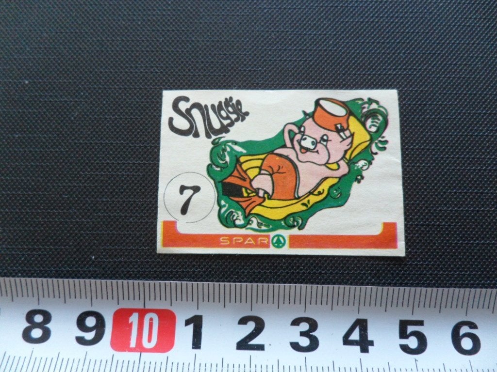 sticker plaatje supermarkt SPAR strip snuggie #7, Ophalen of Verzenden, Zo goed als nieuw