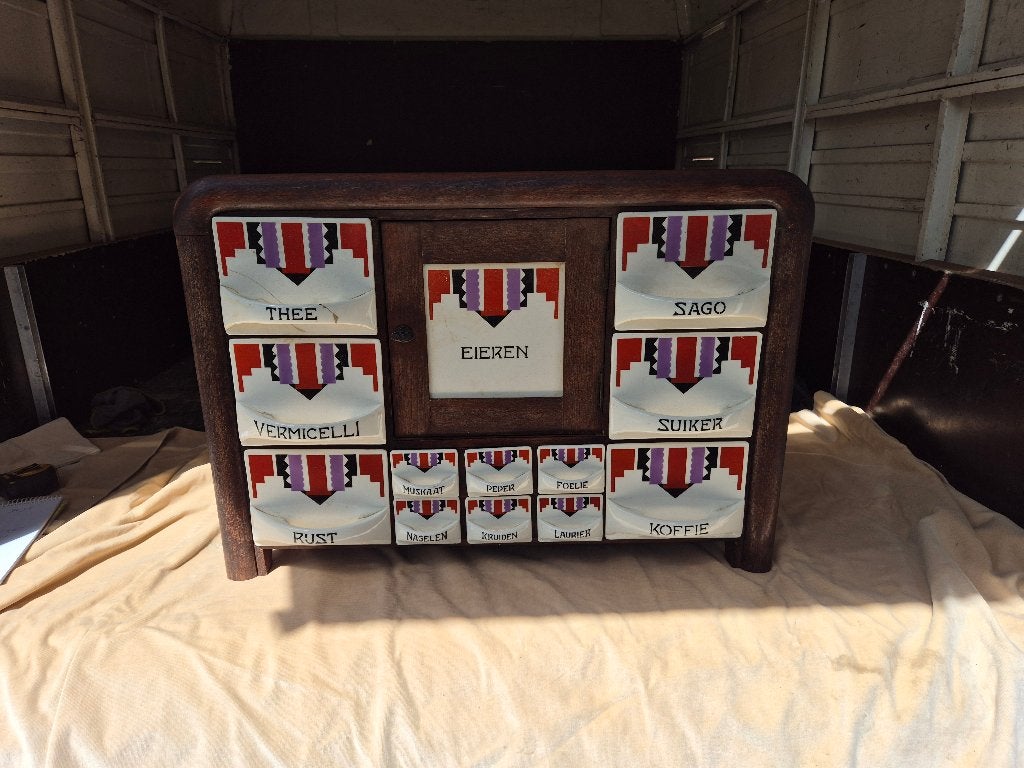 Kruiden kastje, Ophalen, Gebruikt, Bruin, 50 tot 100 cm