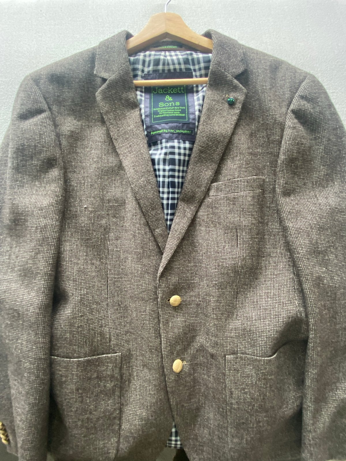Retro Colbert Jackett & Sons Maat 56 - Uitstekende Staat, Ophalen of Verzenden, Zo goed als nieuw, Maat 56/58 (XL), Bruin