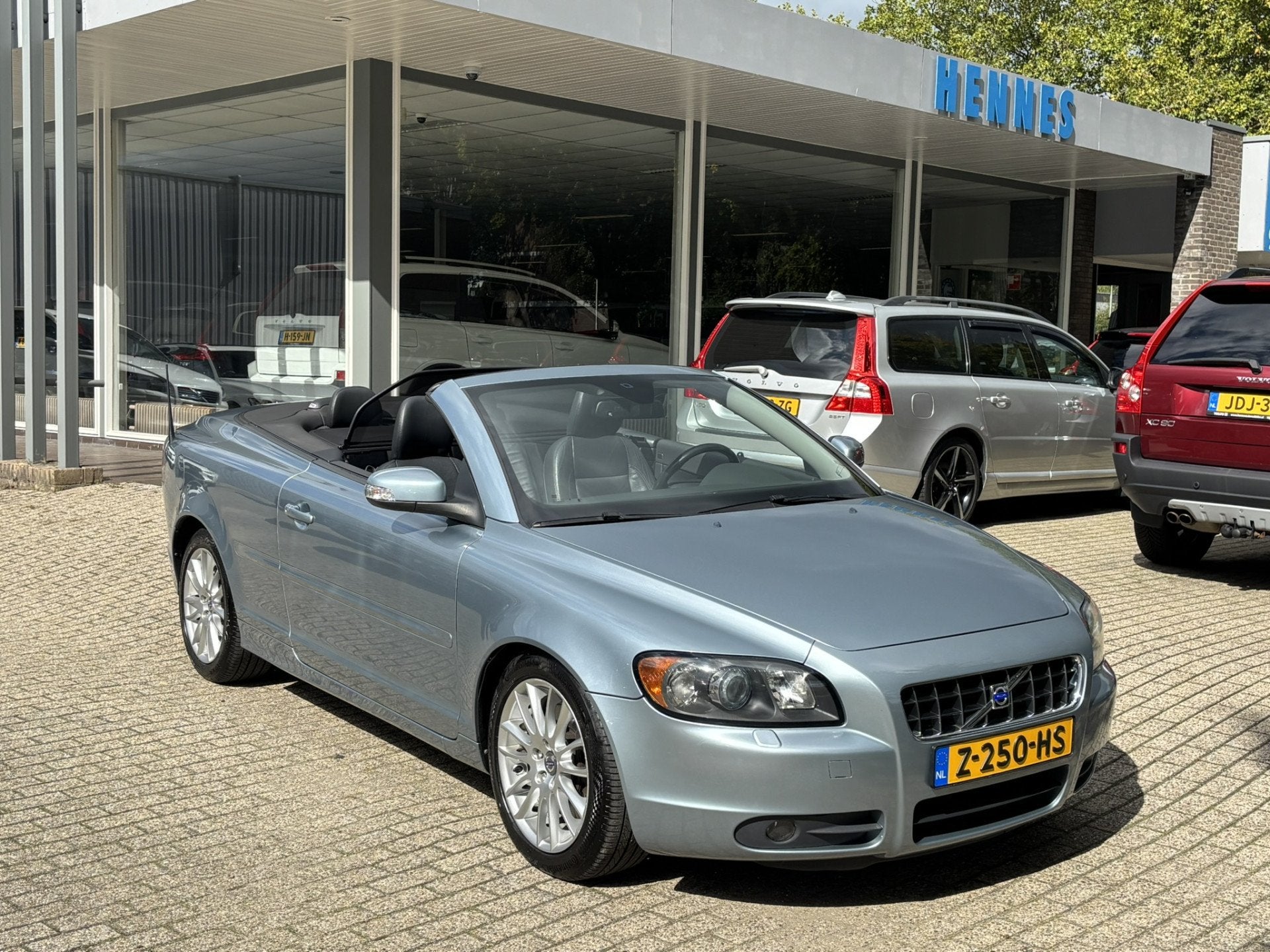 Volvo C70 Convertible 2.5 T5 230pk Summum Xenon (bj 2008), Auto's, C70, Gebruikt, Zwart, Cabriolet