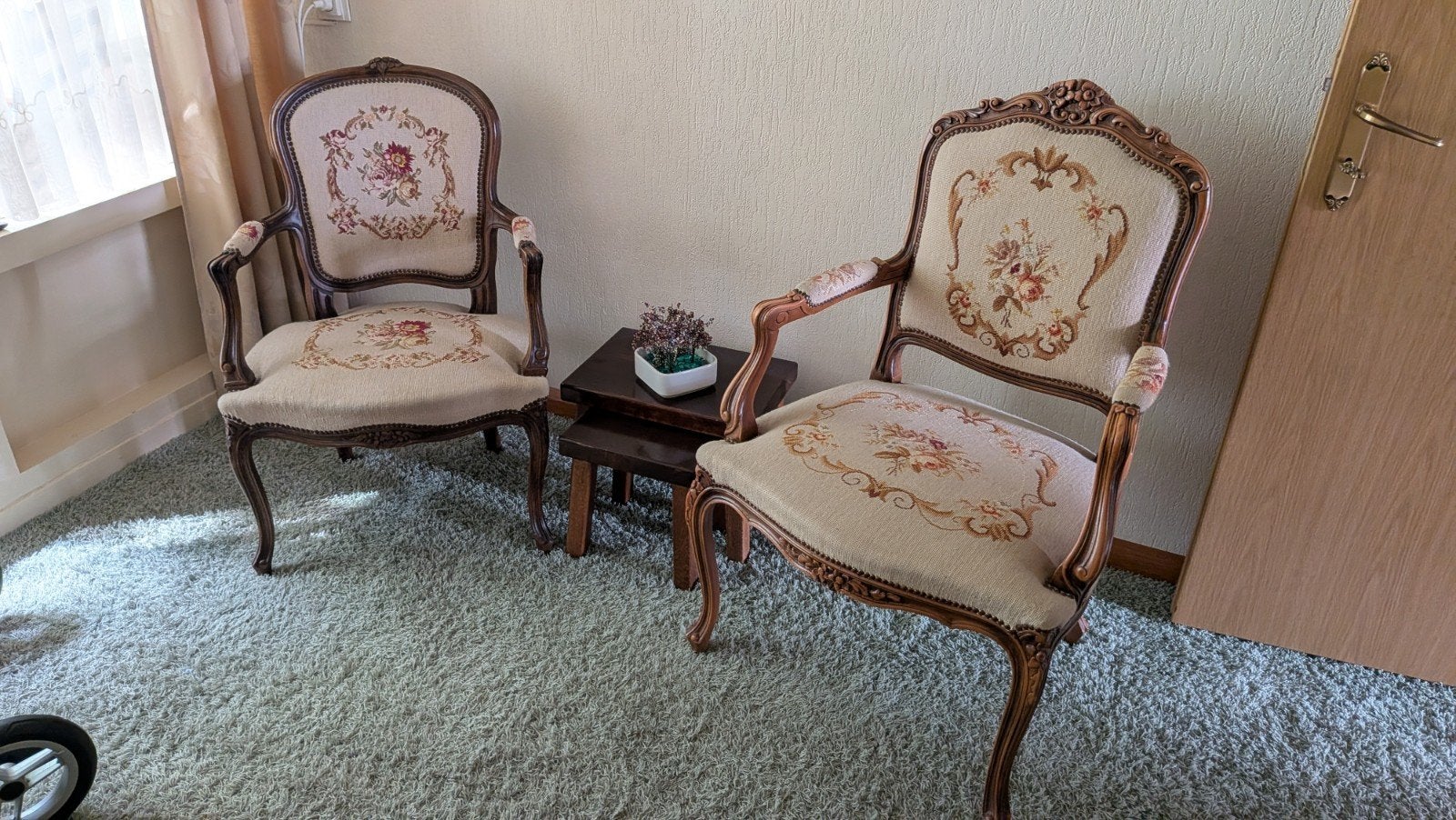 Set van 2 Antieke Fauteuils - Zeer Goede Staat, Ophalen of Verzenden