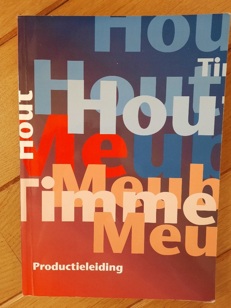 SH&M Hout Meubel Timmeren - Productieleiding - nieuw -, Ophalen of Verzenden, Beta, Nieuw, HBO