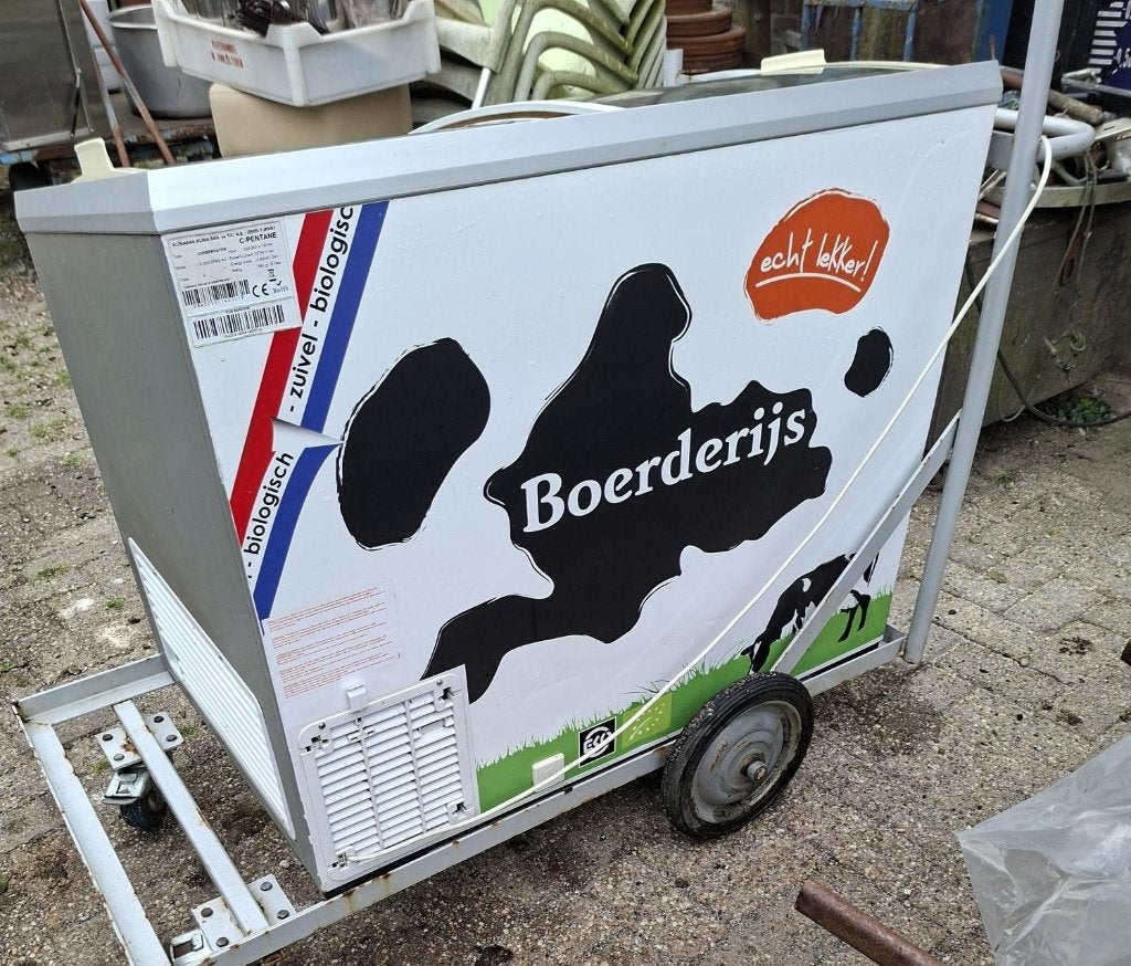 Diepvrieskist met glazen deksel, Witgoed en Apparatuur, Vriezers en Diepvrieskisten, Vrieskist, Gebruikt, Onbekend, Onbekend