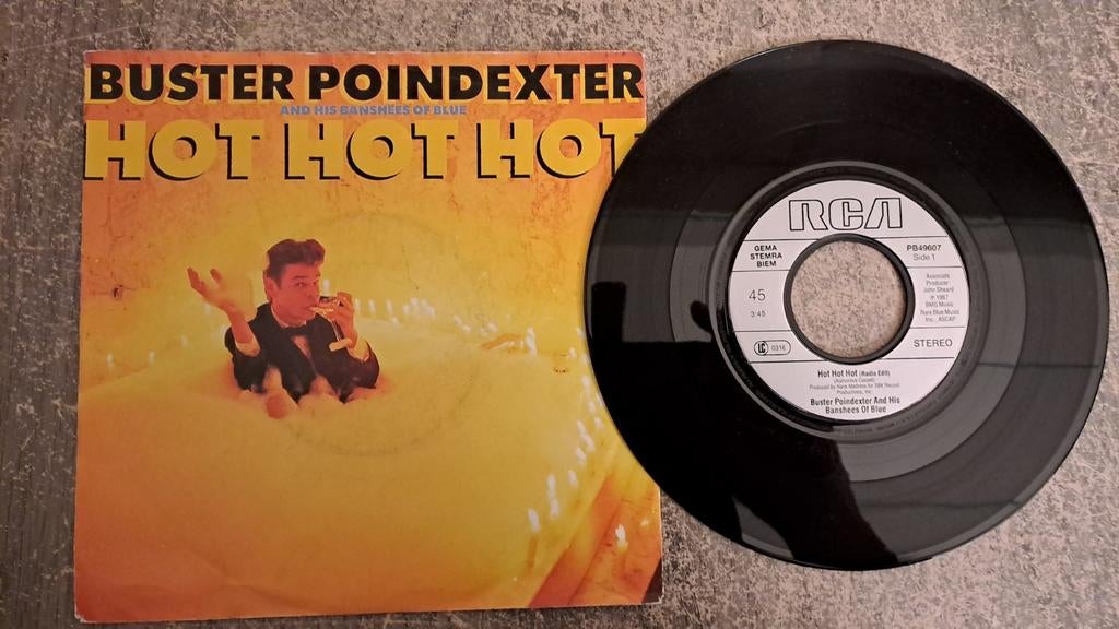 Buster poindexter  - hot hot hot, Gebruikt, 7 inch, Single, Ophalen of Verzenden