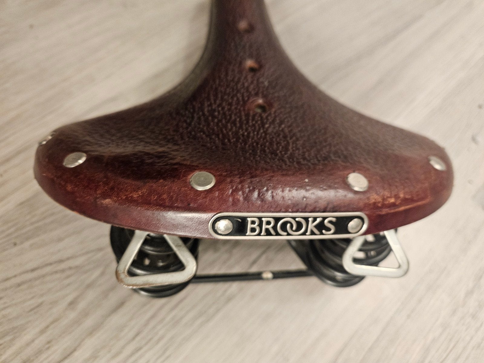 In top staat Ergonomische Brooks B67S Leren zadel met vering, Fietsen en Brommers, Ophalen of Verzenden, Zo goed als nieuw, Brooks
