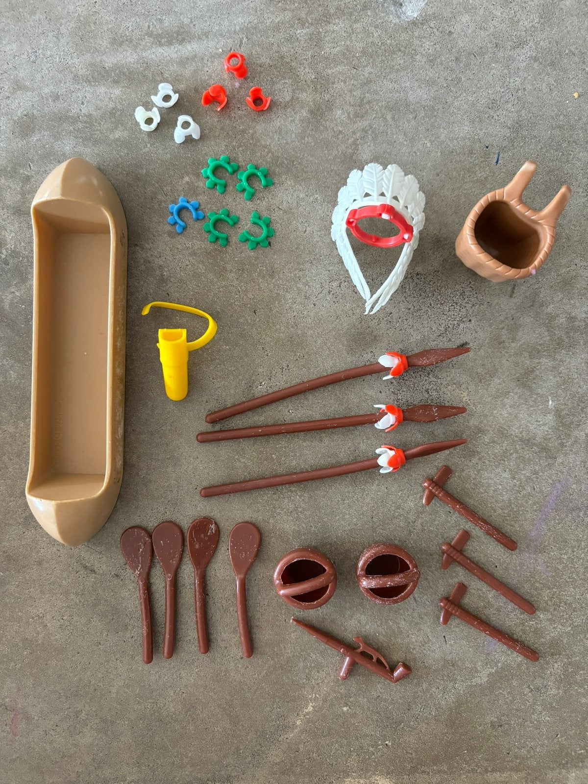Indianen setje playmobil, Ophalen of Verzenden, Gebruikt