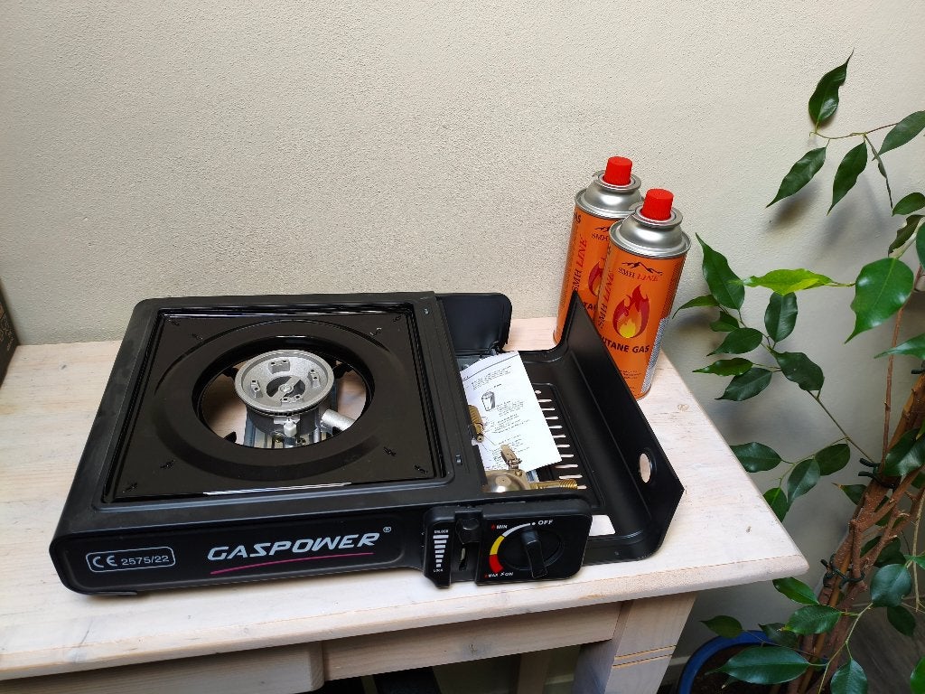 Camping 1 pits gaskookplaat, Caravans en Kamperen, Ophalen, Nieuw
