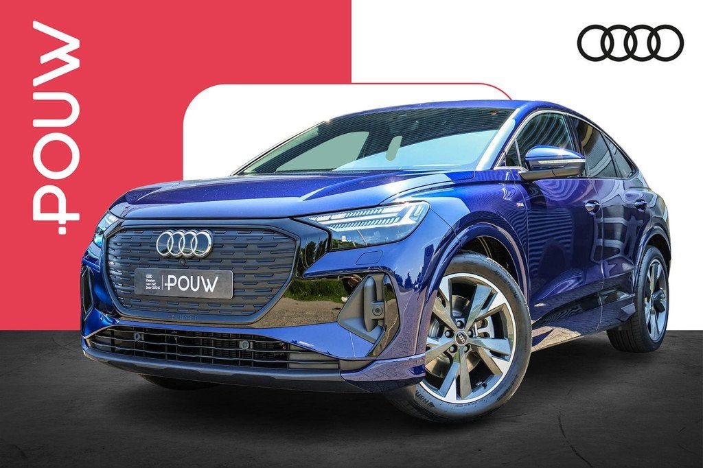 Audi Q4 Sportback e-tron 45 quattro S Edition Competition 82, Automaat, 12 maanden, Zwart, 82 kWh