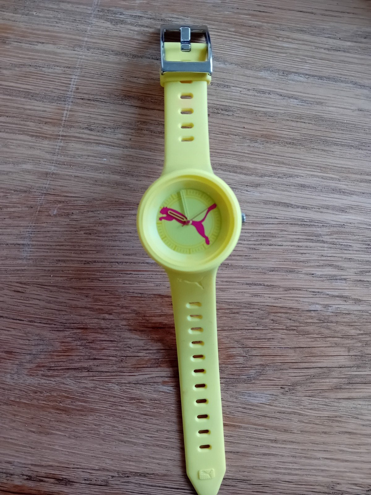 Puma horloge, Ophalen of Verzenden, Zo goed als nieuw, Geel, Jongen of Meisje