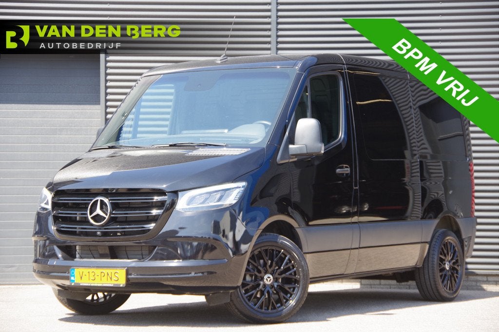 Mercedes-Benz Sprinter 315 1.9 CDI 3.5T L1H1 AUT. LED, LEDER, Gebruikt, Euro 6, 4 cilinders, Zwart