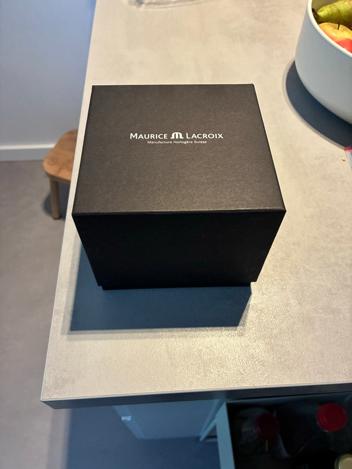 Maurice Lacroix Pontos DayDate Herenhorloge, Overige merken, Staal, Polshorloge, Ophalen of Verzenden