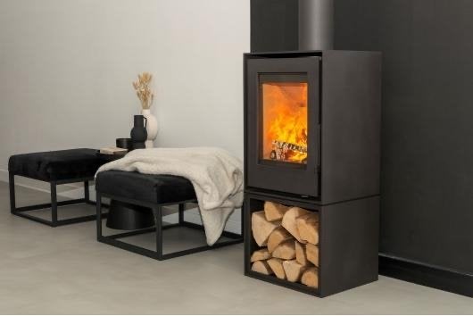 NIEUW Beaufort Match Base houtkachel 6,4 kW | €740 voordeel, Ophalen, Nieuw, Vrijstaande haard, Houthaard