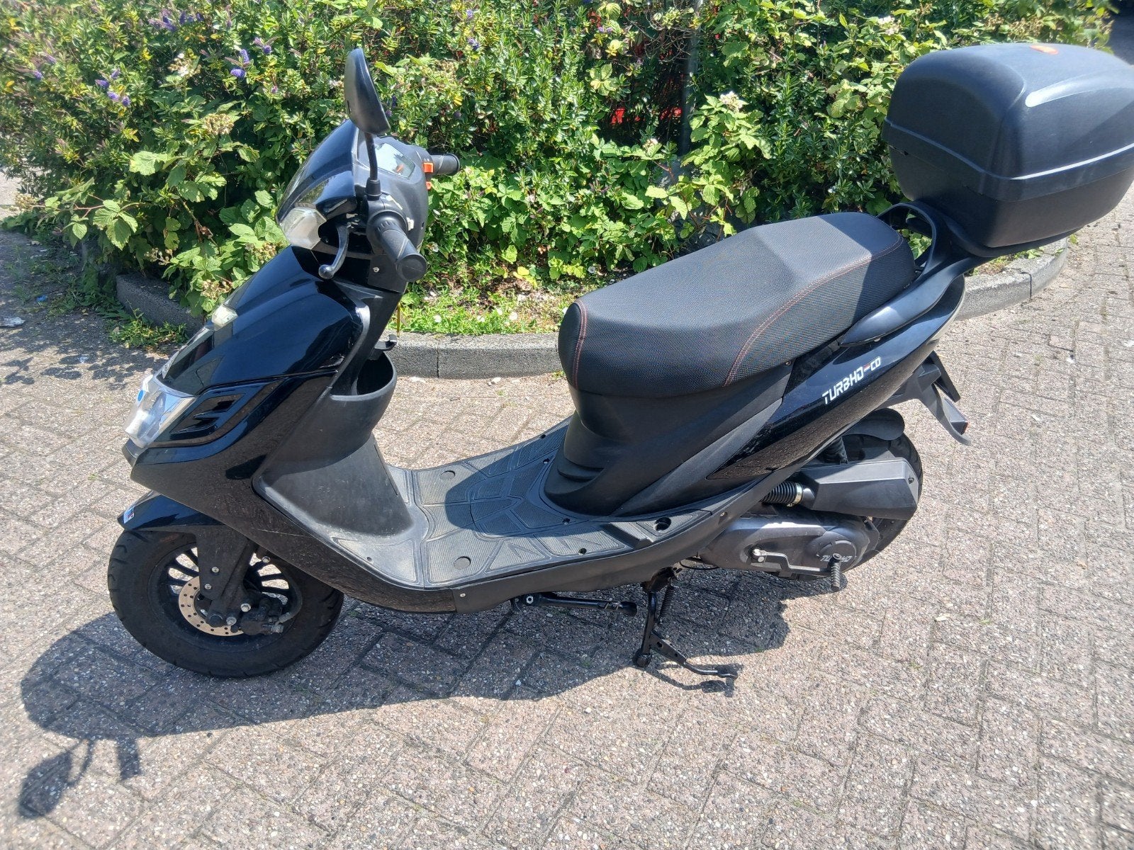 Snorscooter Turbho 2019 (blauwe plaat) met zadelbak, Ophalen of Verzenden, Gebruikt, Benzine, Overige modellen