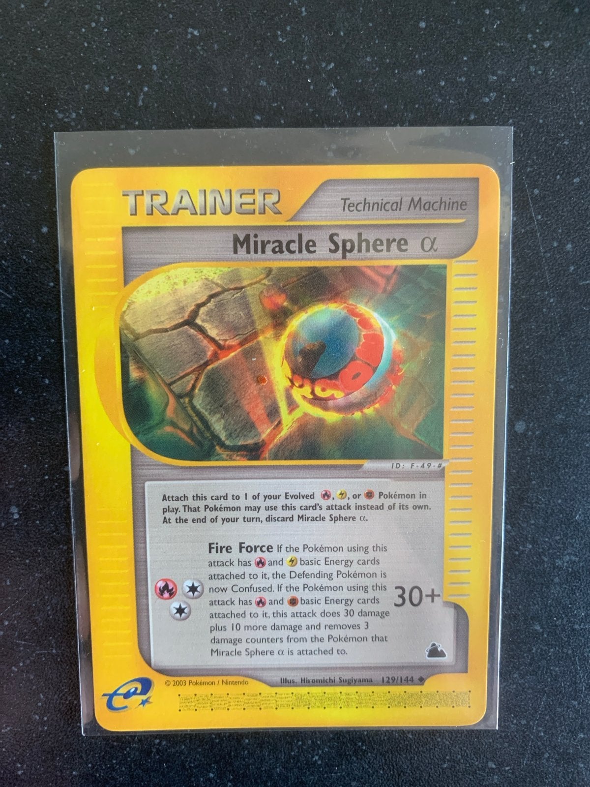 Pokémon Kaart: Miracle Sphere α 129/144, Ophalen of Verzenden, Zo goed als nieuw, Losse kaart