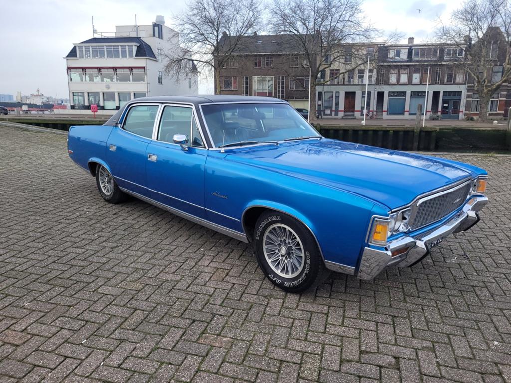 AMC 1972 Blauw, Auto's, Automaat, 1698 kg, Achterwielaandrijving, 8 cilinders