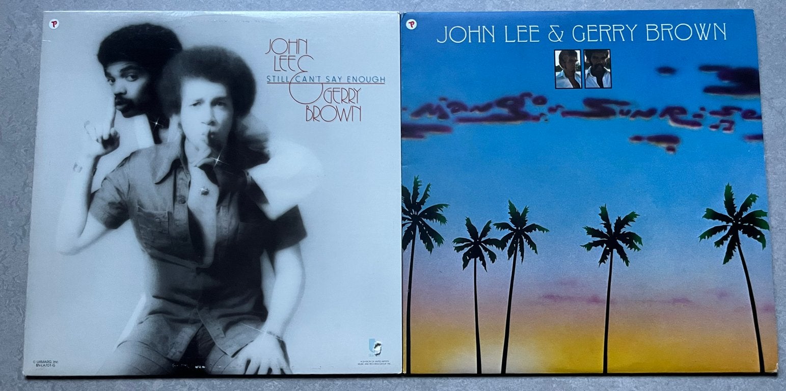 2 albums John Lee & Gerry Brown - (Vinyl/LP jazz), Gebruikt, Ophalen of Verzenden, 12 inch, Jazz