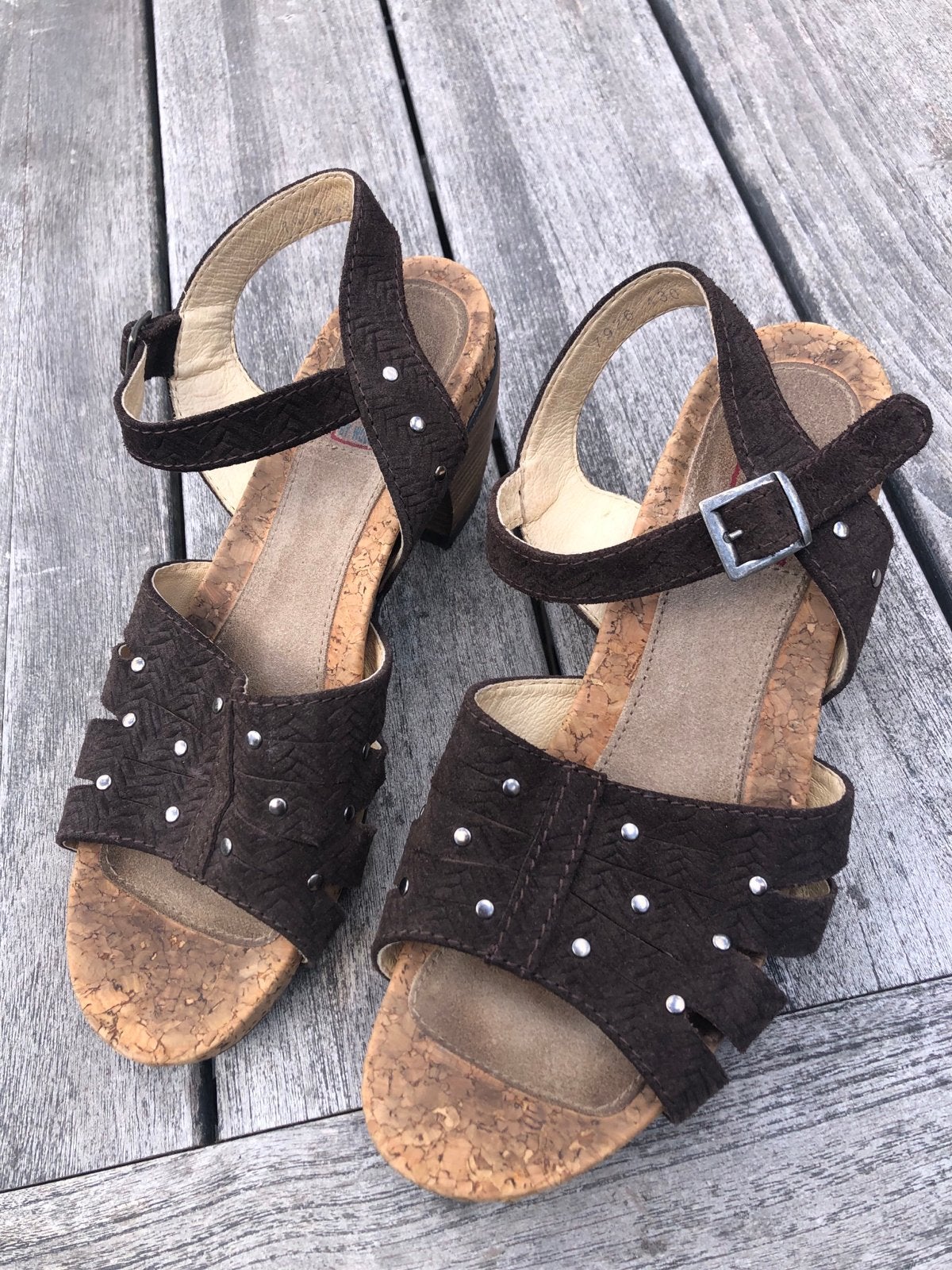 Wolky sandaal met hakje 41, Ophalen of Verzenden, Zo goed als nieuw, Sandalen of Muiltjes