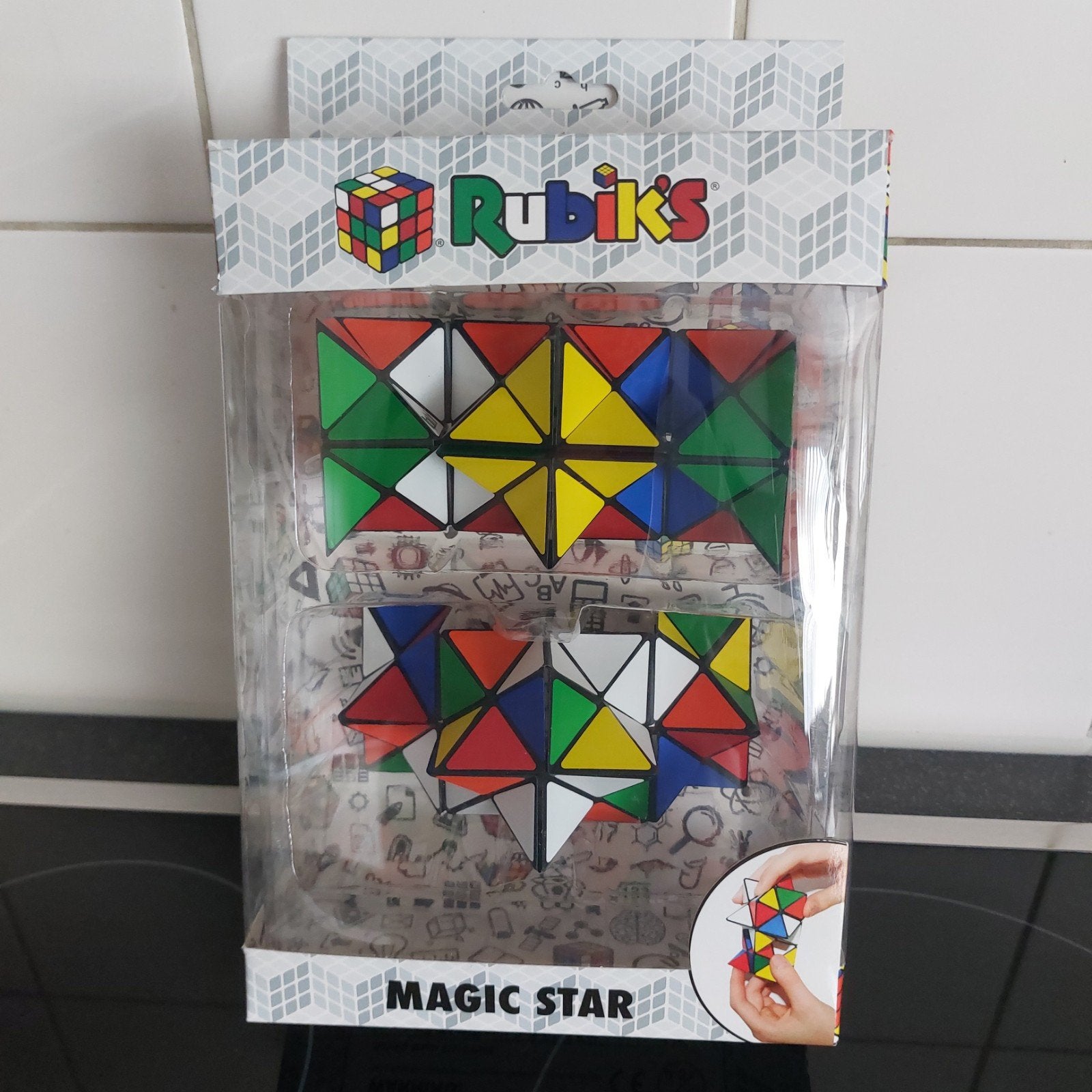 Rubik's magic star 2 puzzels in doos, Ophalen of Verzenden, 500 t/m 1500 stukjes, Zo goed als nieuw, Rubik's of 3D-puzzel