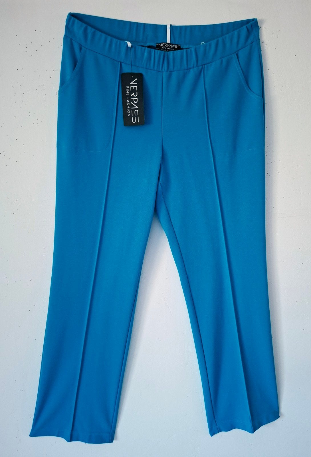 Nieuw Modieuze Blauwe Verpass Stretch Pantalon Mt 44/46/48, Verpass, Nieuw, Broek of Spijkerbroek, Verzenden