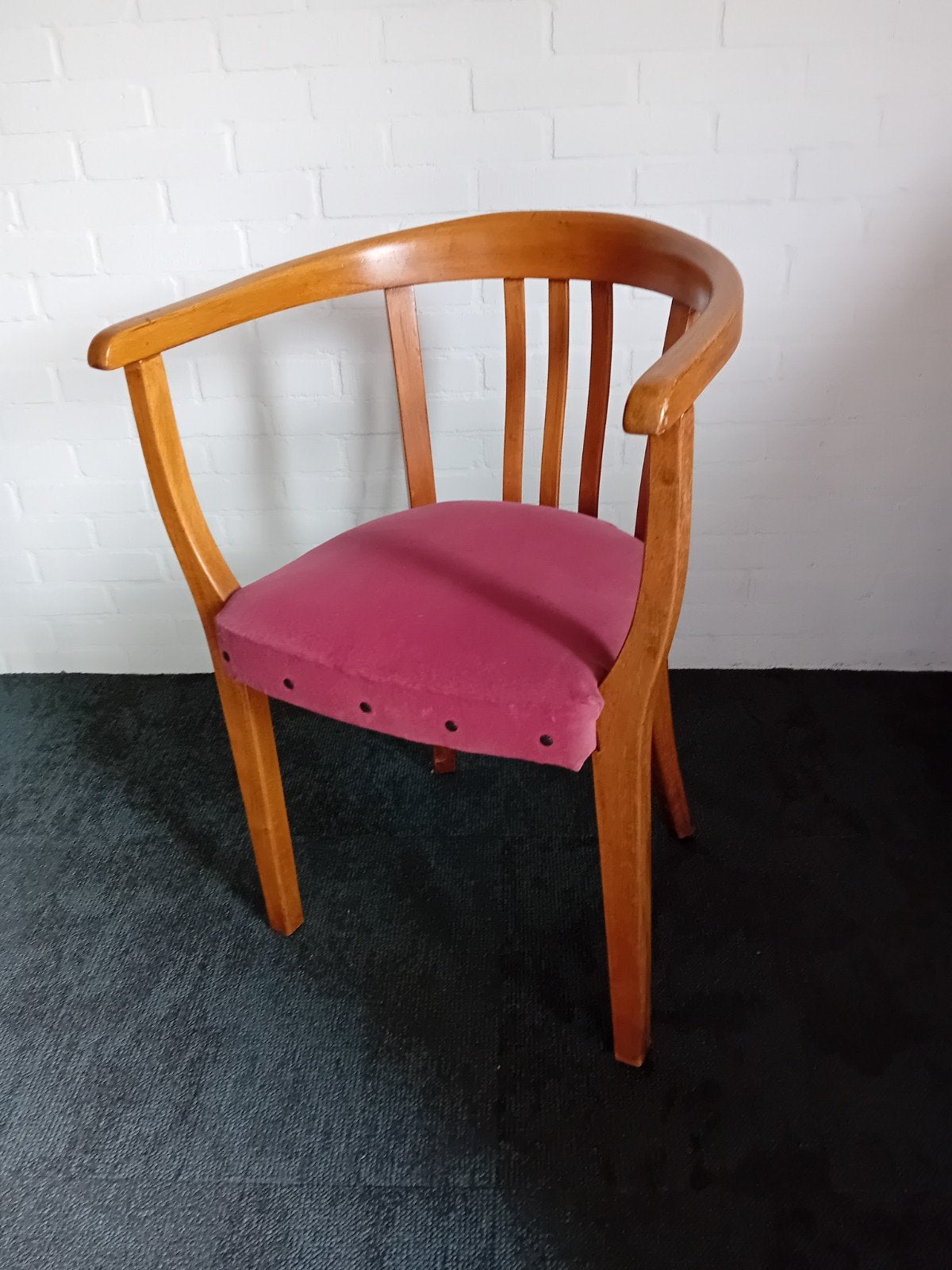 oude stoel, Ophalen, Gebruikt, Bruin, Eén
