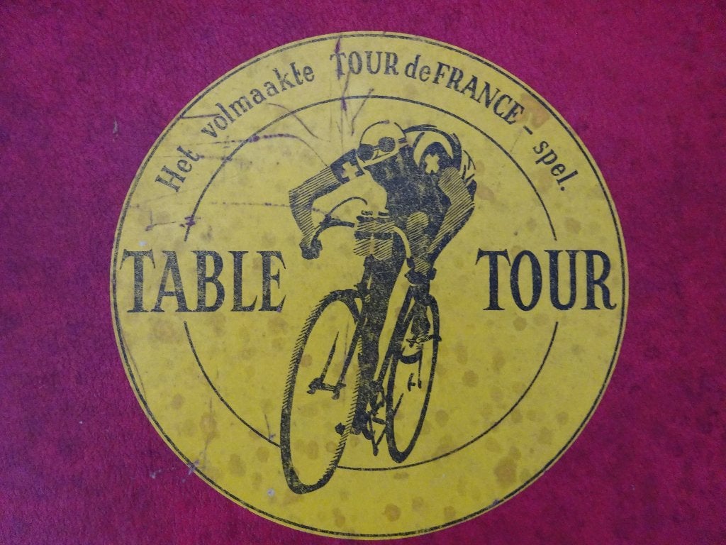 Vintage Table Tour Het volmaakte Tour de France spel (1960), Vijf spelers of meer, Ophalen of Verzenden, Gebruikt, Es-Es-Es