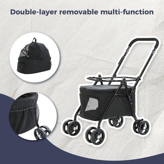 Pet Stroller Buggy - Hondenwagen - Hondenbuggy - Inklapbaar, Corvance B.V., Verzenden, Nieuw, Corvancebol@gmail.com