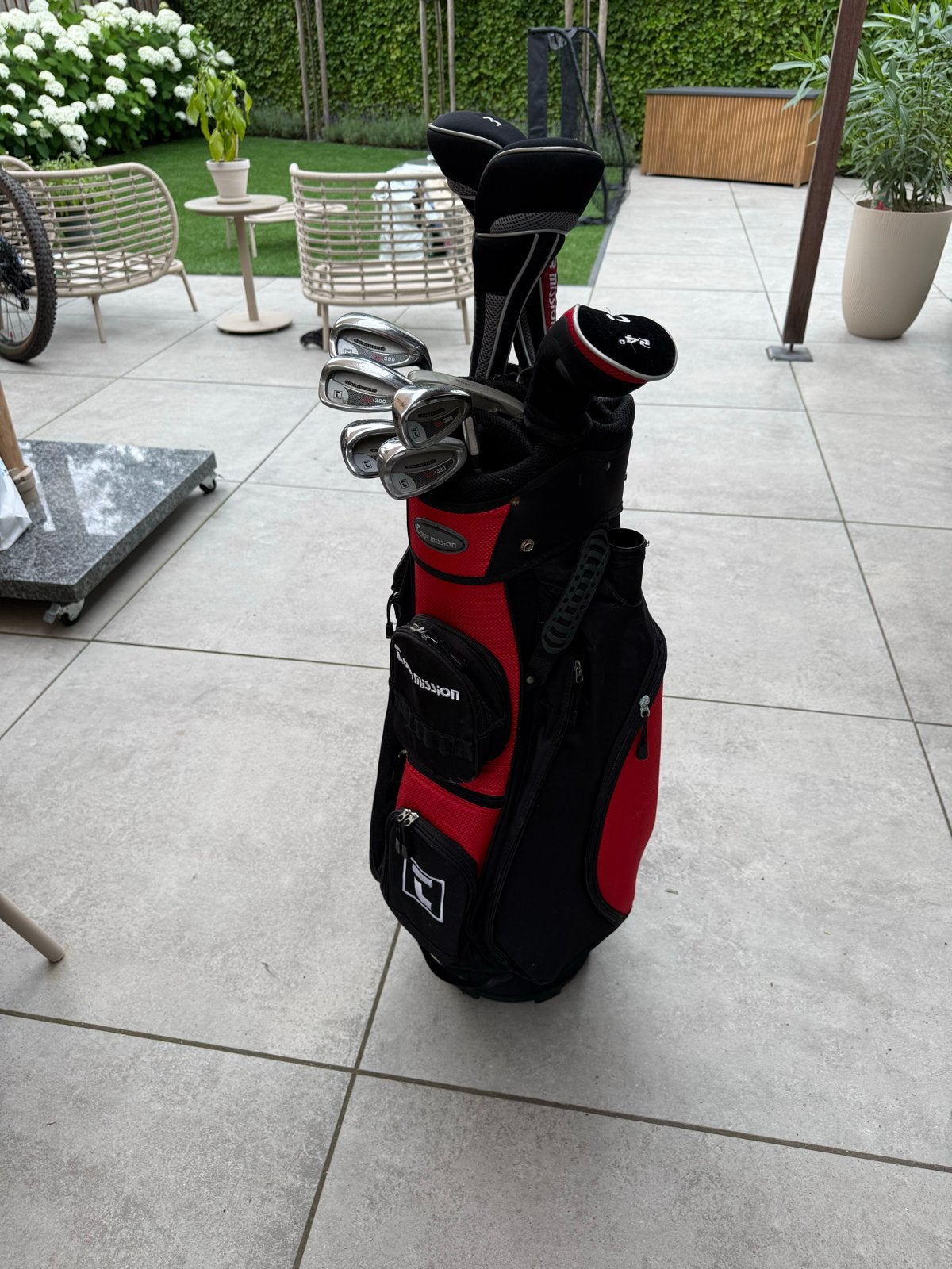 Tour Mission Golfset met Tas - Gebruikt, Sport en Fitness, Golf, Ophalen, Gebruikt, Set, Overige merken