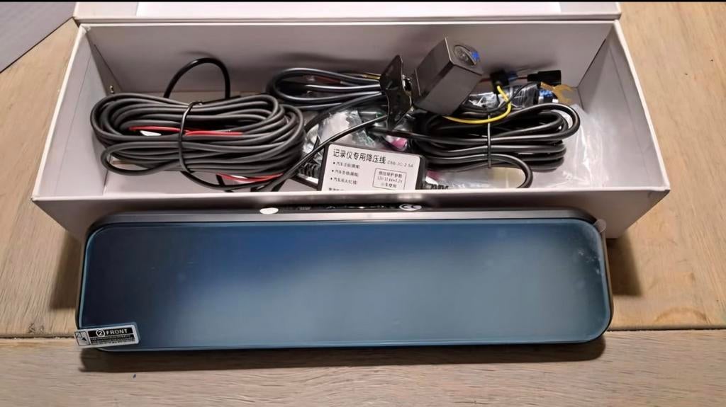 Dashcam binnenspiegel met geïntegreerd videobeeld + camera, Ophalen of Verzenden