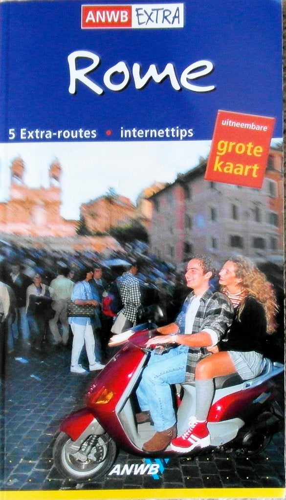 ROME (ANWB extra met grote kaart), Europa, Ophalen of Verzenden, Zo goed als nieuw, Reisgids of -boek