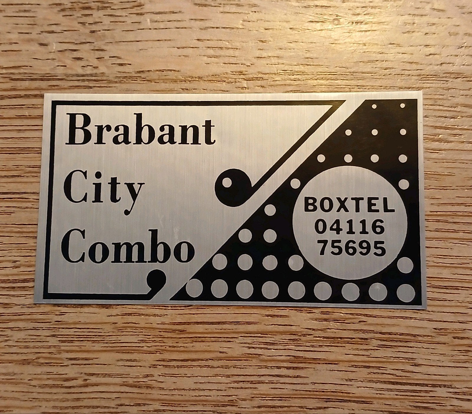 Sticker Brabant City Combo, muziek band orkest, Boxtel, Ophalen of Verzenden, Zo goed als nieuw