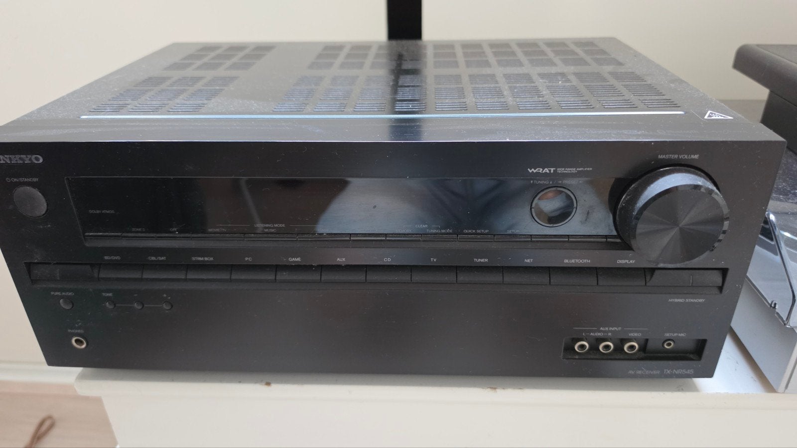 Onkyo TX-NR545 AV-receiver - Gebruikt, Ophalen, Gebruikt, 120 watt of meer, Onkyo