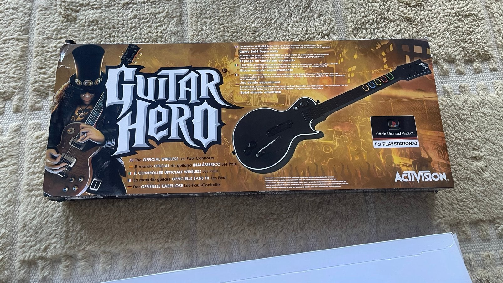 Guitar Hero Wireless Les Paul Controller PS3 Sealed AC-CWG3, Spelcomputers en Games, Overige genres, 1 speler, Nieuw, Ophalen of Verzenden