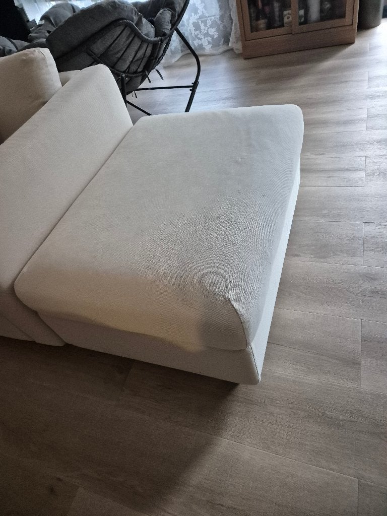 Footstool Vimle with storage, Ophalen, Hout, 125 cm of meer, Zo goed als nieuw