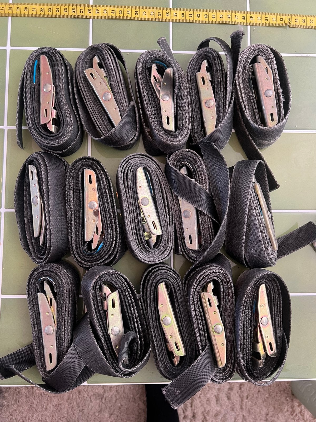 SPANBANDEN ZWART - 5 stuks, Ophalen of Verzenden, Gebruikt