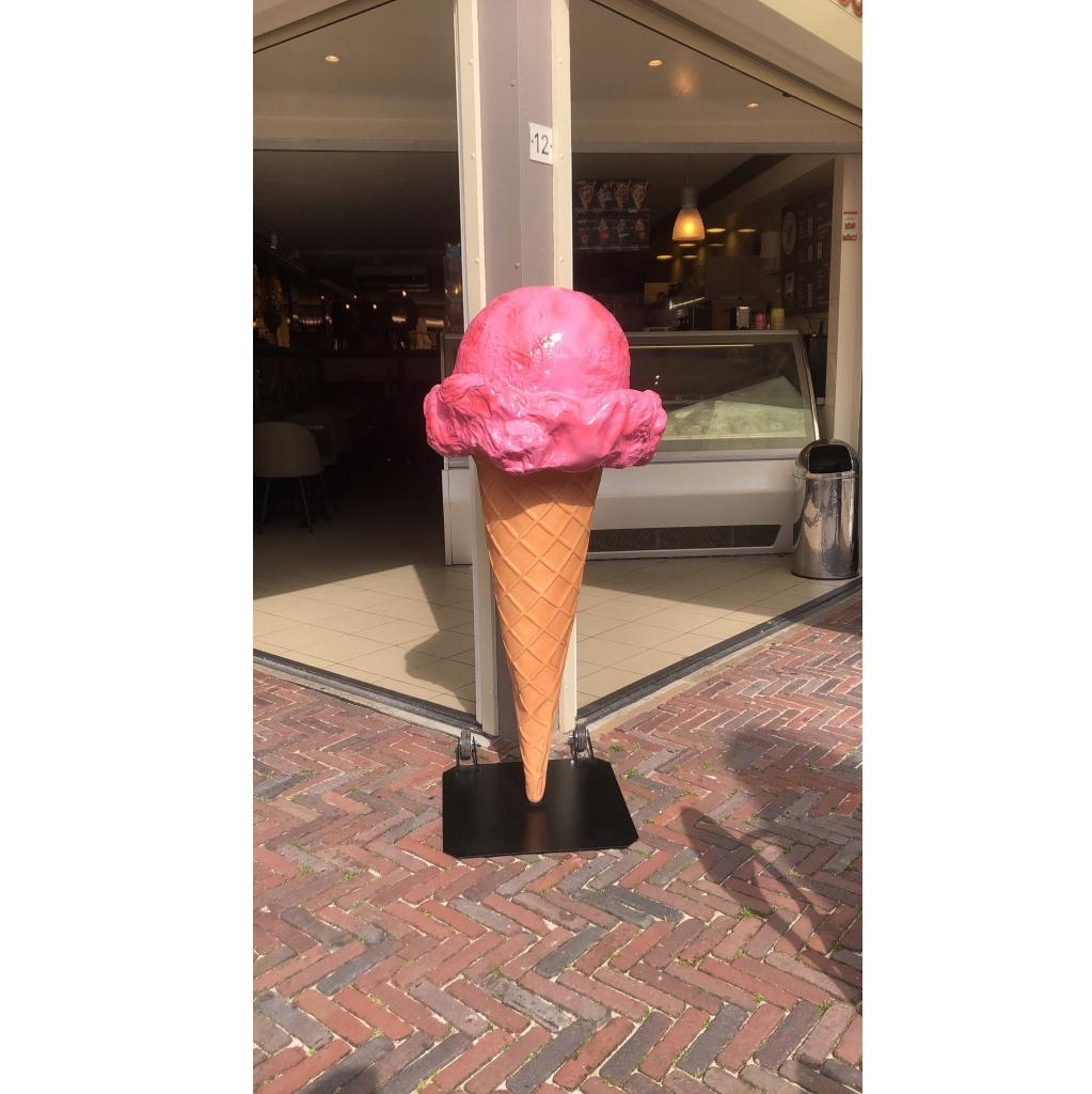 IJsje Staand – Schepijs – Aardbei – 160 cm Verrijdbaar, Ophalen, HorecaBeelden, Overige typen, Nieuw