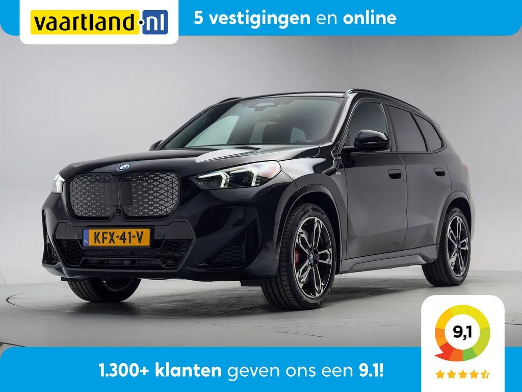 BMW iX1 eDrive 67 kwh M sport [ Navi Leder/ Alcantara Head-u, Automaat, 0 cilinders, Gebruikt, 750 kg