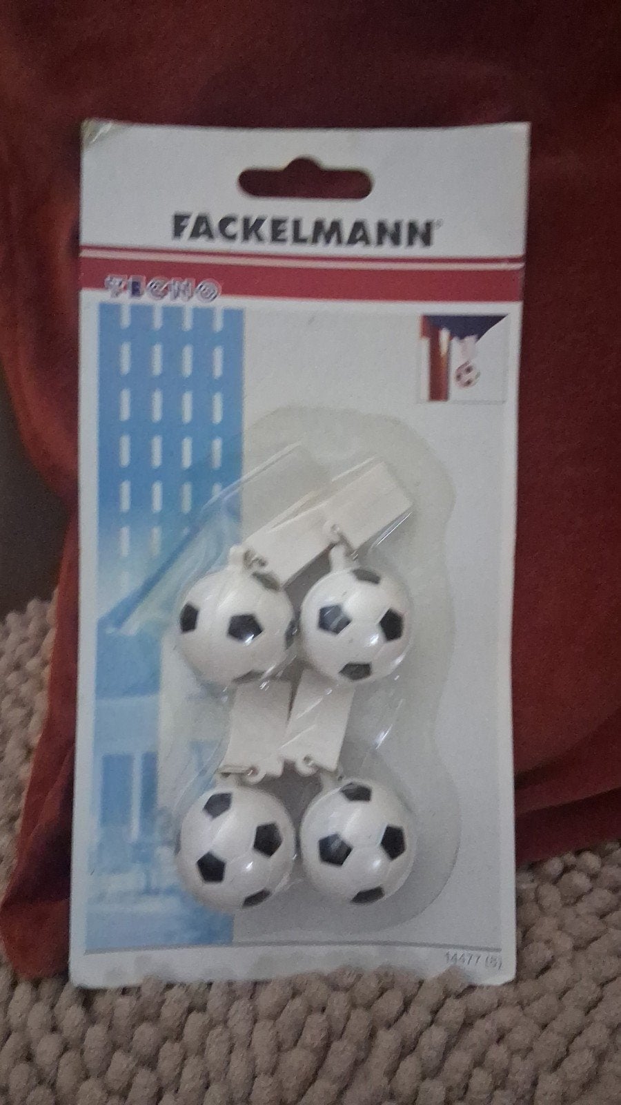 Fackelmann Tafelkleedgewichten Voetbal - Set van 4, Ophalen of Verzenden, Nieuw, Meerkleurig, Kunststof