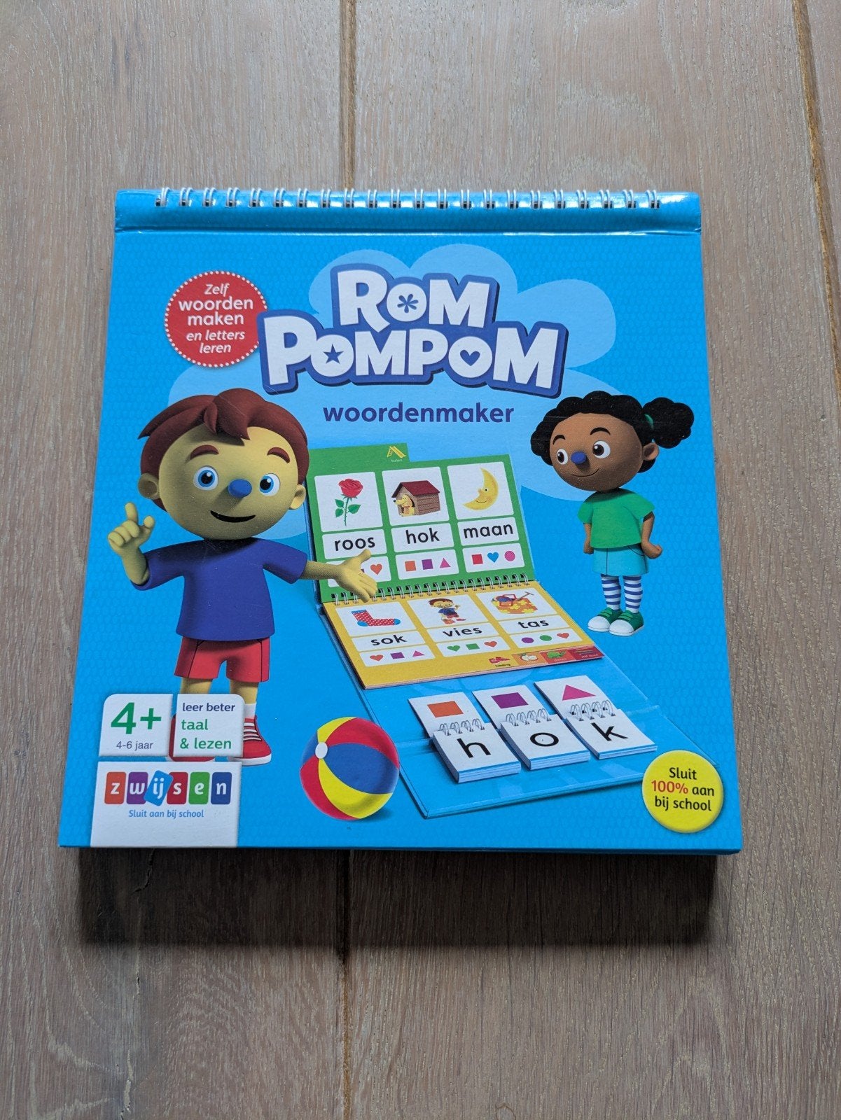 Rom Pom Pom Woordenmaker - Leer lezen en schrijven, Kinderen en Baby's, Speelgoed | Educatief en Creatief, Ophalen of Verzenden