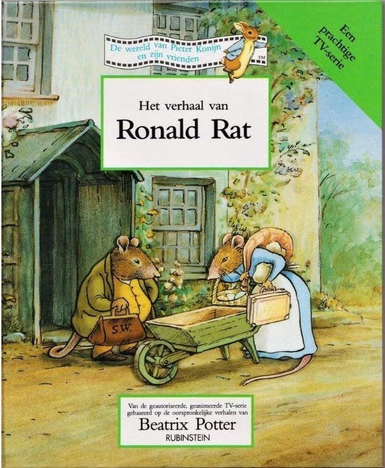 Het verhaal van Ronald Rat van Beatrix Potter, Fictie algemeen, Jongen of Meisje, Ophalen of Verzenden, Zo goed als nieuw